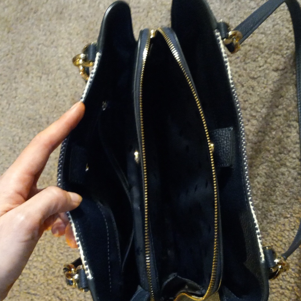 Kate Spade multicolored & navy blue beautiful bag - Picture 7 of 15